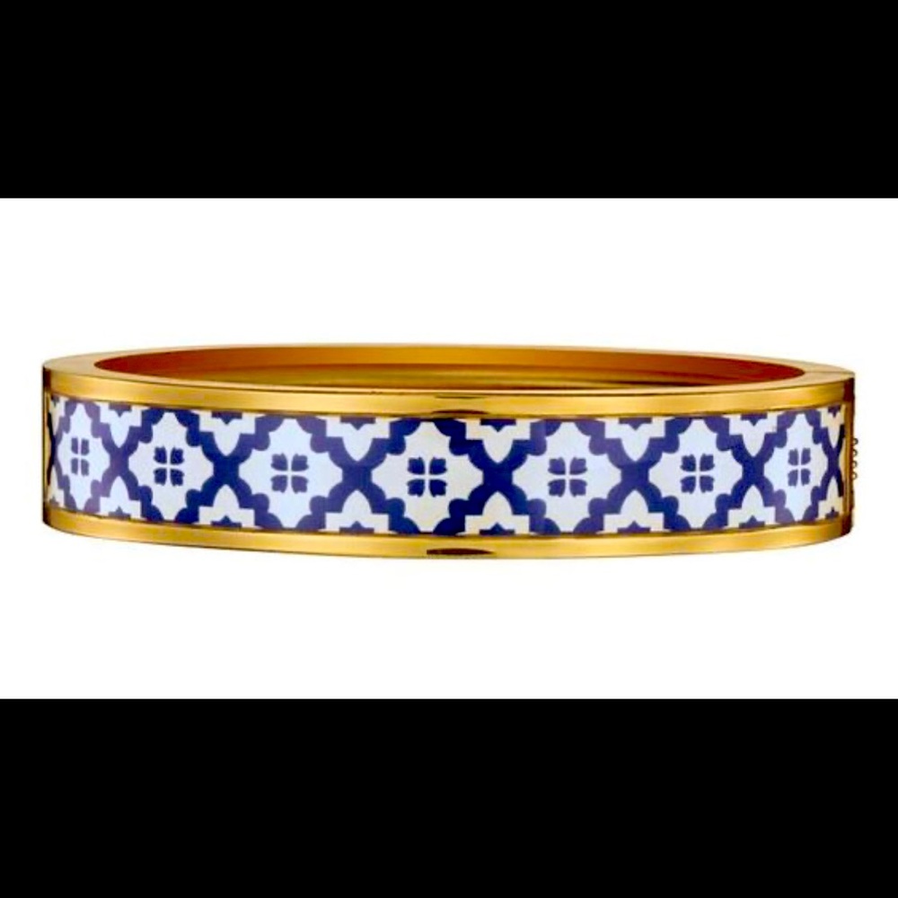 Avon bangle Savannah bloom in blue tile